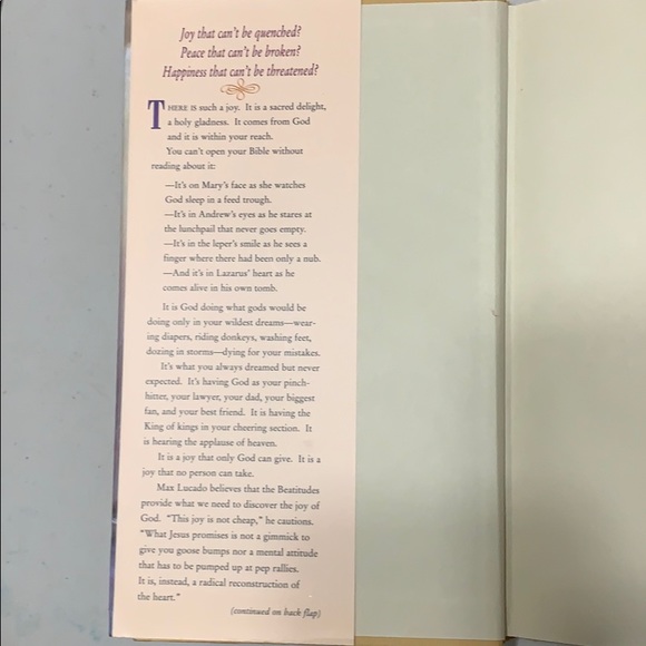Max Lucado’s “The Applause of Heaven” Book - Picture 2 of 2